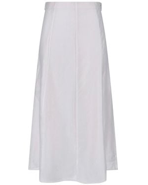 Calvin Klein Midi Skirt - White