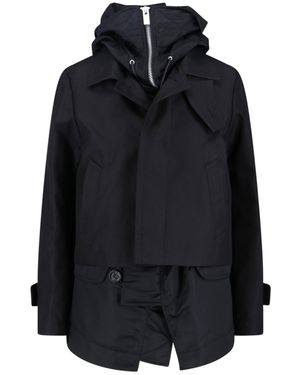 Sacai Double Layer Jacket - Black