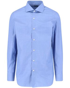 Finamore 1925 Classic Shirt - Blue