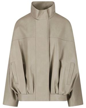 Frankie Shop Bomber Jacket "Veren" - Natural
