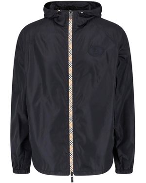 Burberry Hooded Jacket "Clapton" - Blue