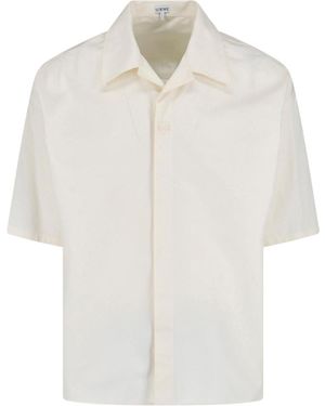 Loewe Cotton Twill Shirt - White