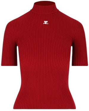 Courreges 'Reedition' Jumper - Red