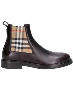 Burberry Ankle Boots "Pembroke" - Brown