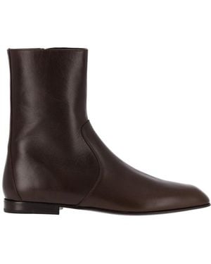 KHAITE Ankle Boots "Colt" - Brown