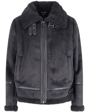 Ralph Lauren Faux Suede Jacket - Grey
