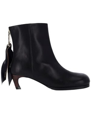 Sacai Puller Ankle Boots - Black