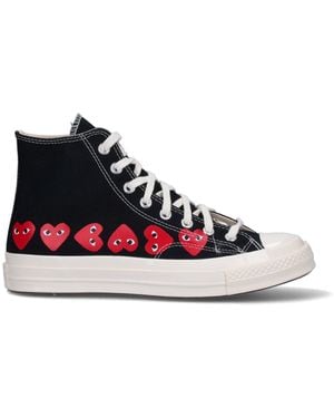 COMME DES GARÇONS PLAY "Converse Multi Heart Chuck 70" Trainers - White
