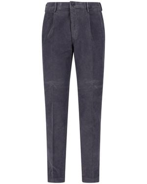 Incotex Cotton Trousers - Blue