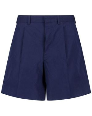 Prada Cotton Shorts - Blue