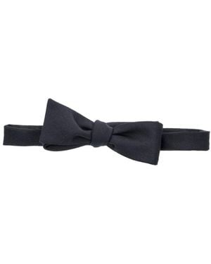 Thom Browne Wool Bow Tie - Blue