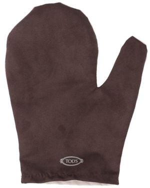 Tod's Shiny Gloves Logo Shoes - Purple