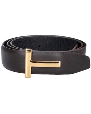 Tom Ford Cintura "T Icon" - Nero