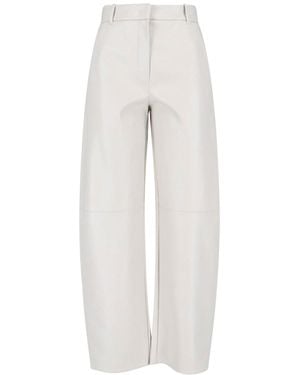 Max Mara Barrel Wide Trousers - White