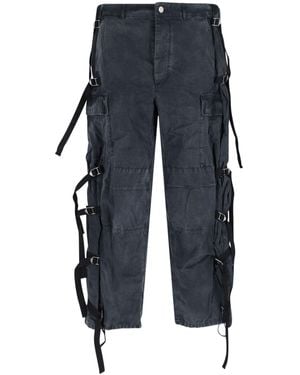 Magliano 'Multipockets Superpants' Cargo Trousers - Blue