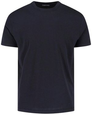 Tom Ford T-Shirt Girocollo - Blu