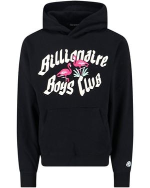 BBCICECREAM Felpa Cappuccio "Flamingo" - Nero