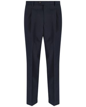BE ABLE Straight Tailored Trousers - Blue