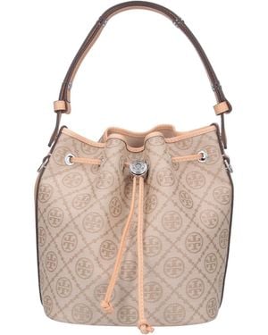 Tory Burch Bucket Bag "T-Monogram" - Pink