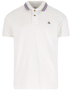 Vivienne Westwood Polo "Orb" - Bianco