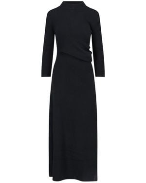 Loro Piana Knitted Dress "Queenstown" - Black