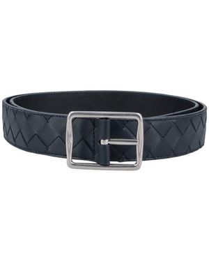 Bottega Veneta Reversible Belt "Reverso" - Blue