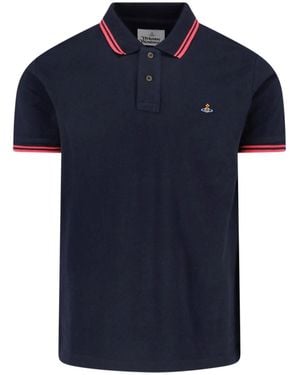 Vivienne Westwood Classic Cotton Polo Shirt - Blue