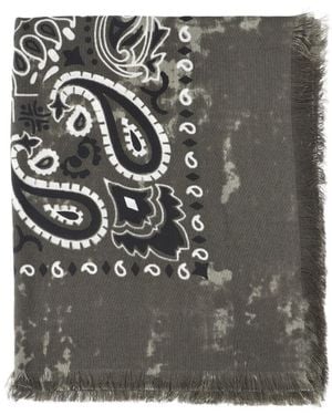 Destin Wool Scarf "Jil" - Grey