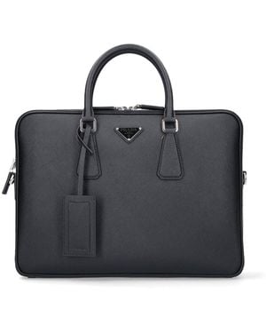 Prada Work Bag - Black