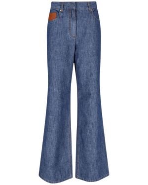 Fendi Flared Jeans - Blue