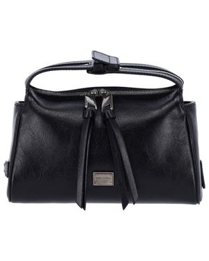 Dolce & Gabbana 'Vittoria' Small Handbag - Black
