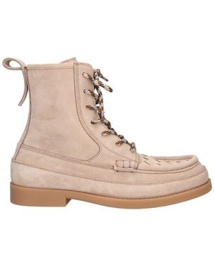 Bottega Veneta Ankle Boots “Pier” - Natural