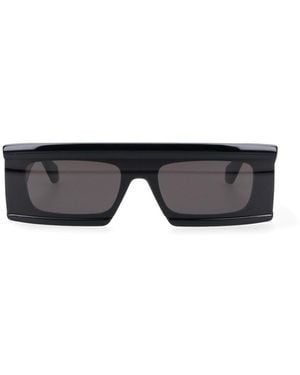 Alaïa Sculpted Acetate Sunglasses - Black