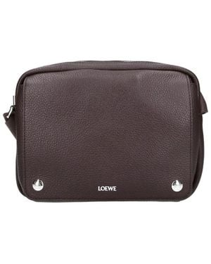 Loewe Medium Shoulder Bag "Pebble" - Gray