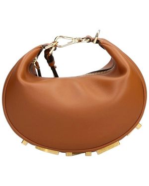Fendi Mini Hobo Bag "Graphy" - Brown