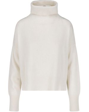 Ma'ry'ya Virgin Wool And Cashmere Jumper - White