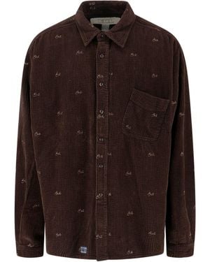 ERL Velvet Shirt - Brown
