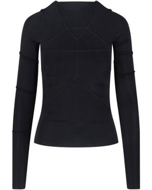Rick Owens Top "Temple" - Blue