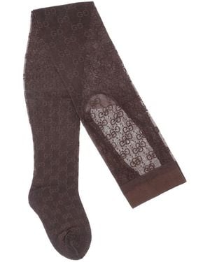 Gucci Collant "Gg" - Marrone