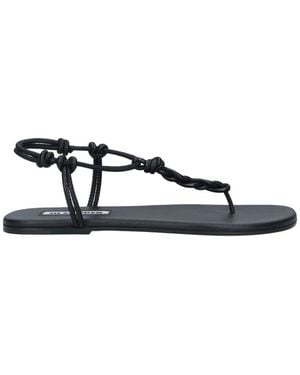 Jil Sander Sandals Ovine Leather - Black
