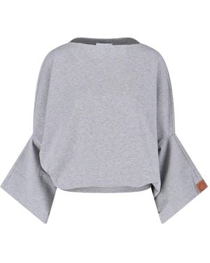 Stella McCartney Hoodie Logo - Grey