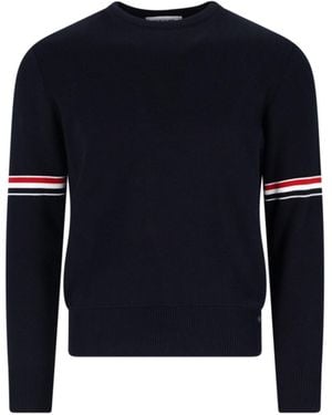 Thom Browne Jumpers Cotton - Blue