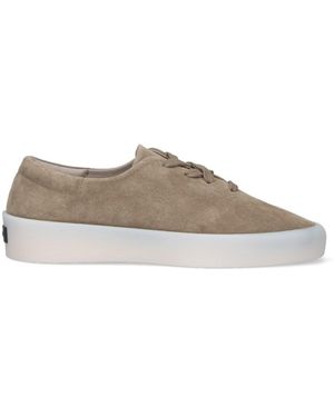 Fear Of God Suede Low-Top Trainers With Rounded Toe - Multicolour