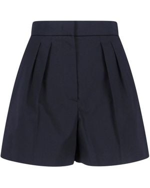 Max Mara Cotton Shorts - Blue