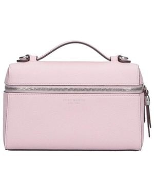 Tory Burch Genuine Leather Shoulder Bag - Pink