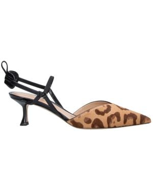 Fendi Slingback Court Shoes “Very Colibrì” - Brown