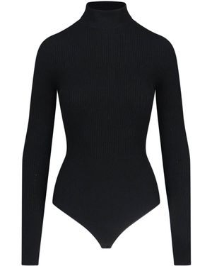 Alaïa Knitted Bodysuit - Black