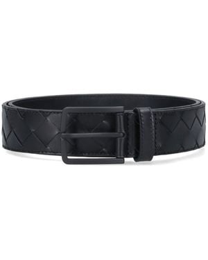 Bottega Veneta Cintura "Intrecciato" - Nero