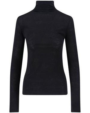 Calvin Klein Wool Blend Top - Blue