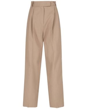 Frankie Shop 'Bea' Straight Trousers - Natural